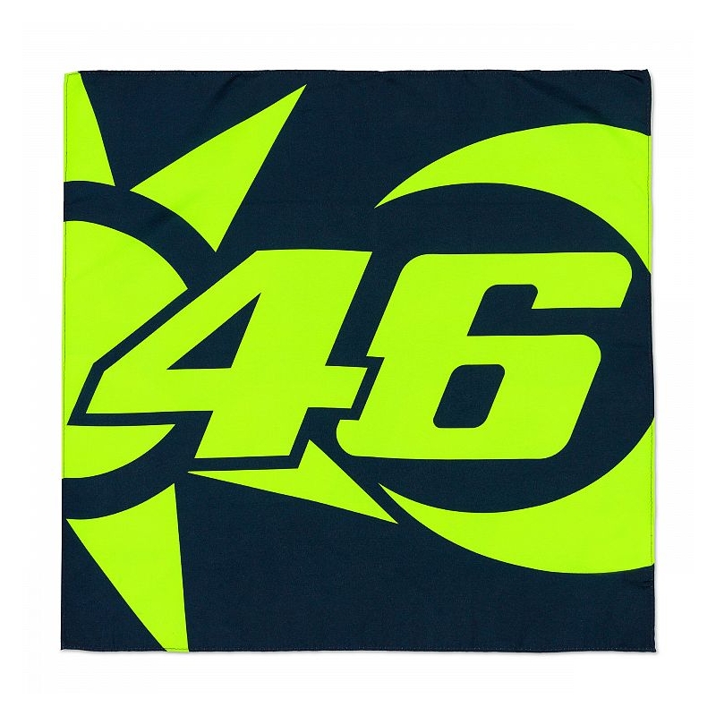 Šatka VR46 Valentino Rossi SUN AND MOON modro-žltá