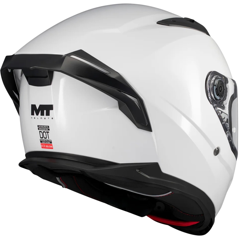 Integrálna helma na motorku MT Braker SV Pure A0 biela