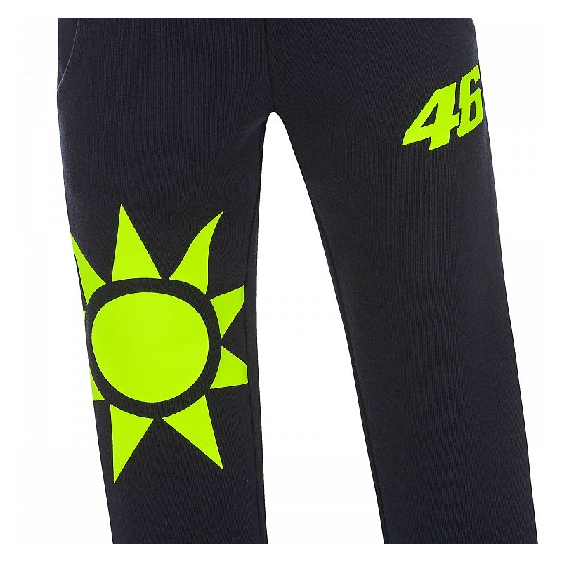 Detské tepláky VR46 Valentino Rossi čierne