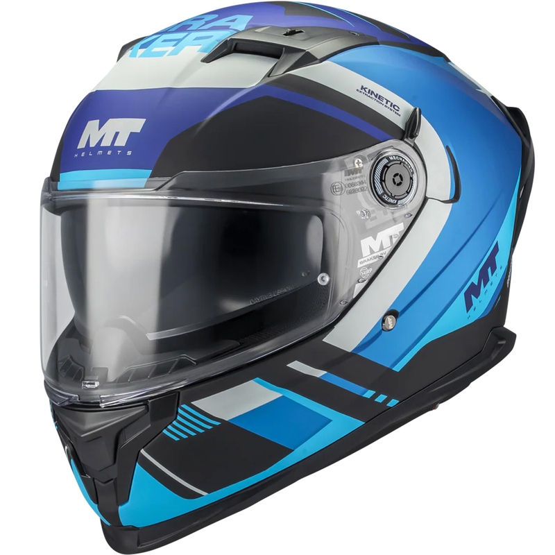 Integrálna helma na motorku MT Braker SV Inception B7 čierno-modro-šedá