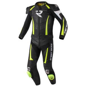 Pánska kombinéza Street Racer Fasttrack čierno-bielo-fluo žltá výpredaj