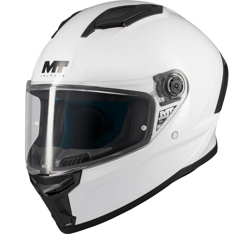 Integrálna helma na motorku MT Stinger 2 Pure A0 biela