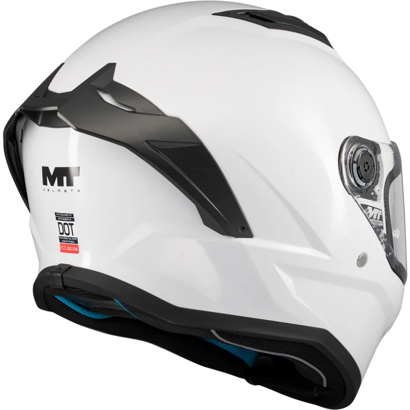Integrálna helma na motorku MT Stinger 2 Pure A0 biela
