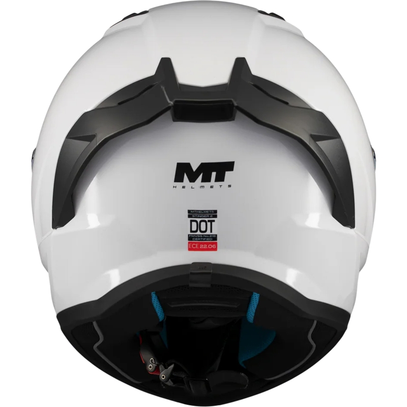 Integrálna helma na motorku MT Stinger 2 Pure A0 biela