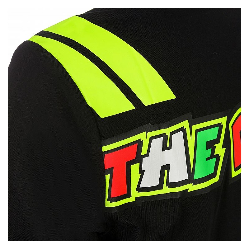 Tričko VR46 Valentino Rossi 46 THE DOCTOR čierne
