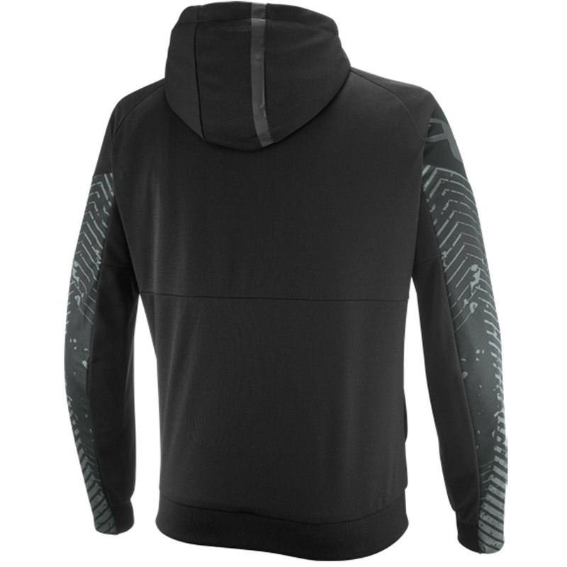 Mikina na motorku IXON Touchdown Air čierno-fluo červená
