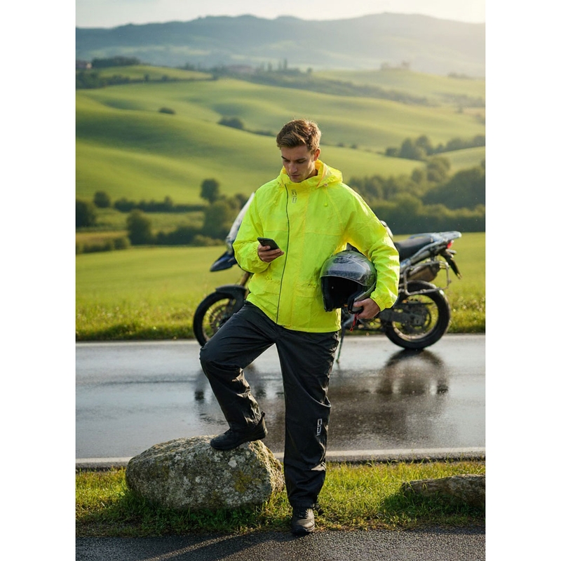 Moto pláštenka SiDi Tempora fluo žlto-čierna