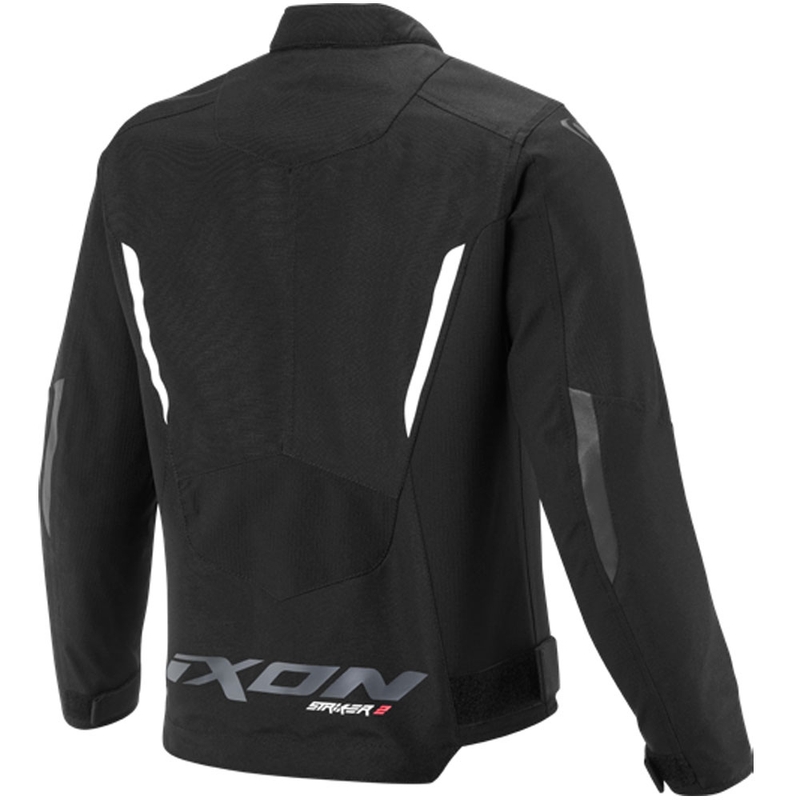 Detská bunda na motorku IXON Striker 2 čierno-biela