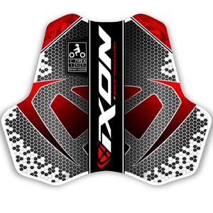 Chránič hrudníka IXON IX-RACE čierno-bielo-červené