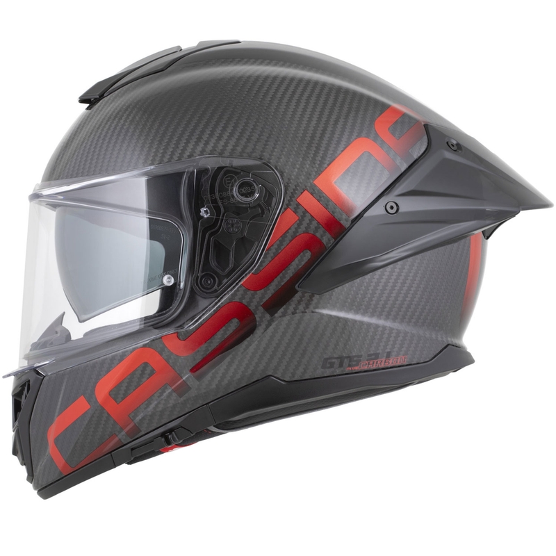 Integrálna prilba na motorku Cassida Integral GTS 2.1 Plus Carbon matná carbon-červená