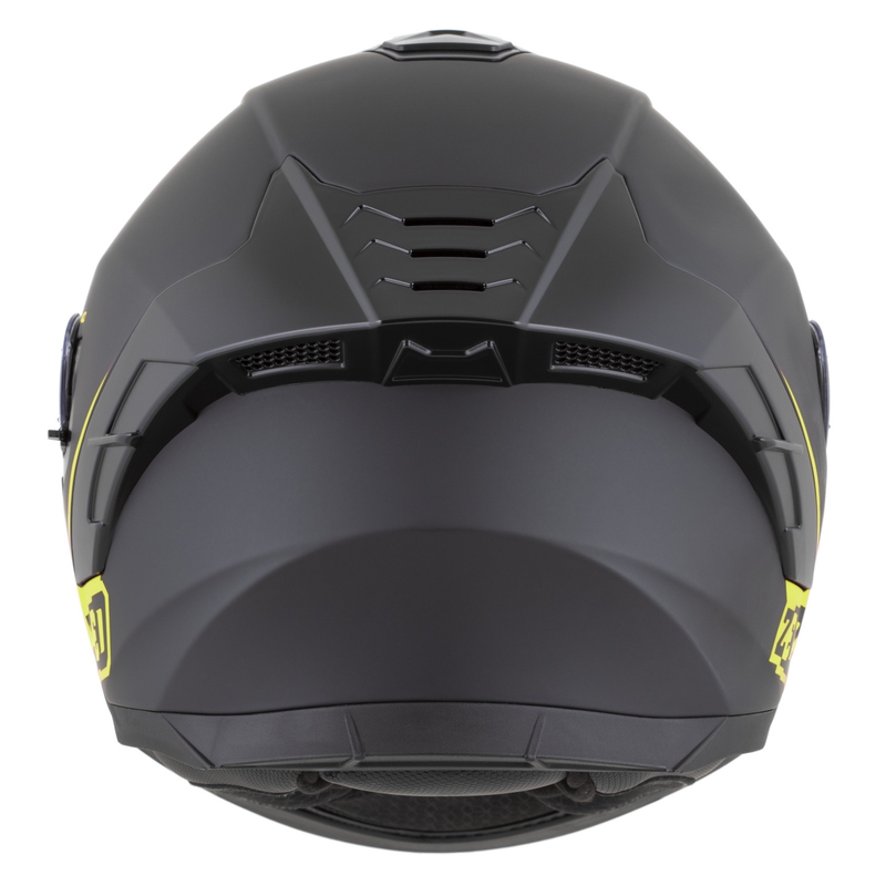 Integrálna helma na motorku ZED K40 matná čierno-fluo žltá