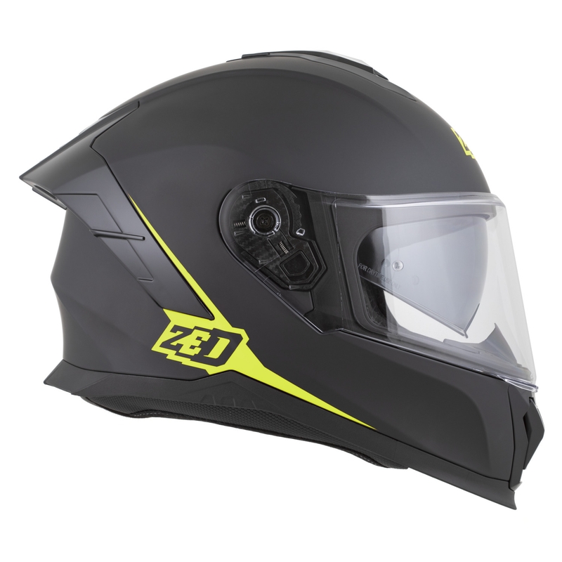 Integrálna helma na motorku ZED K40 matná čierno-fluo žltá
