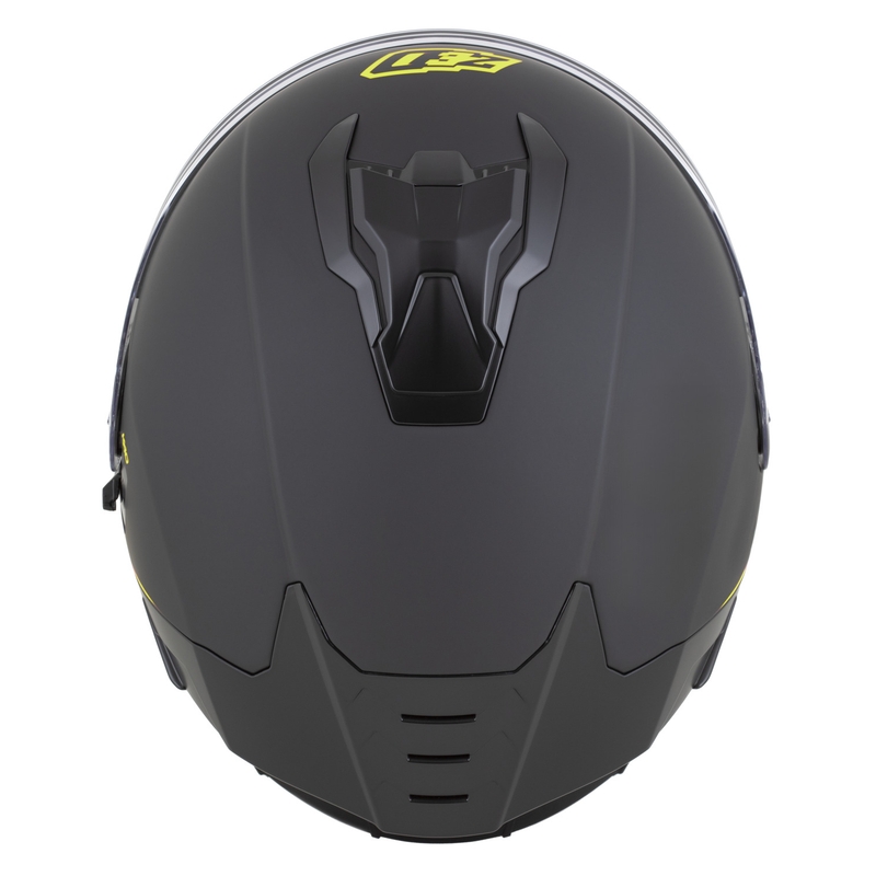 Integrálna helma na motorku ZED K40 matná čierno-fluo žltá