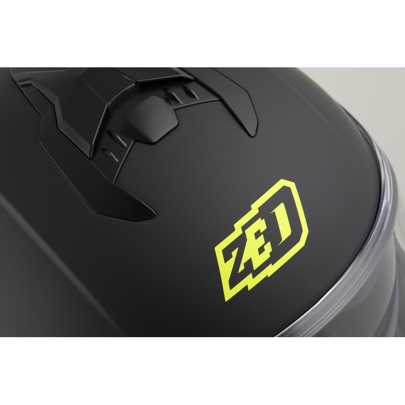 Integrálna helma na motorku ZED K40 matná čierno-fluo žltá