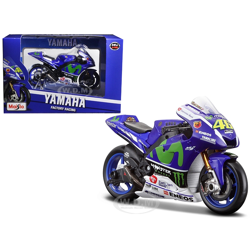 Model motocykla Maisto VR46 Valentino Rossi YAMAHA MotoGP 2016