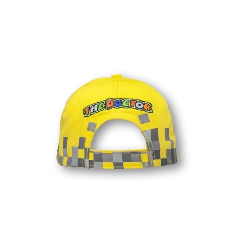Detská šiltovka VR46 Valentino Rossi žlto-sivá