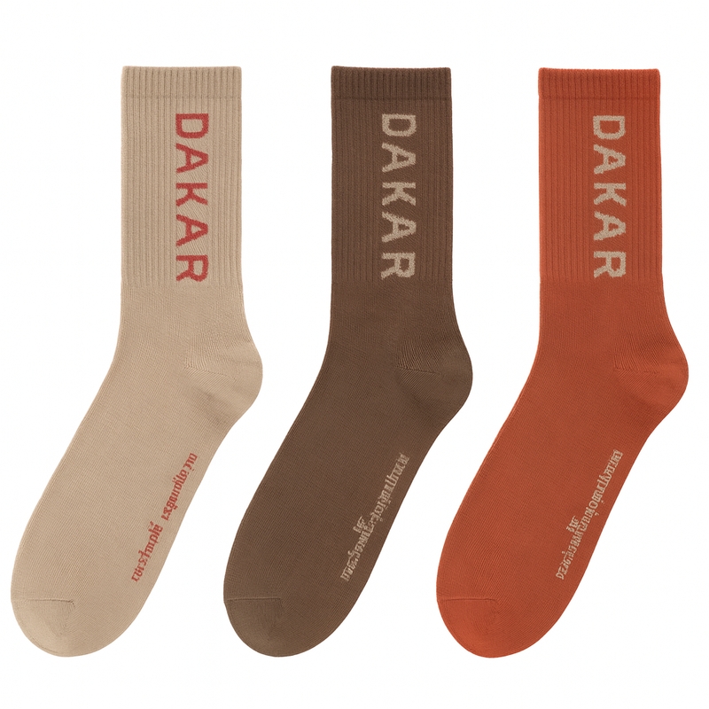 Set ponožiek Dakar Athlan béžovo-červené