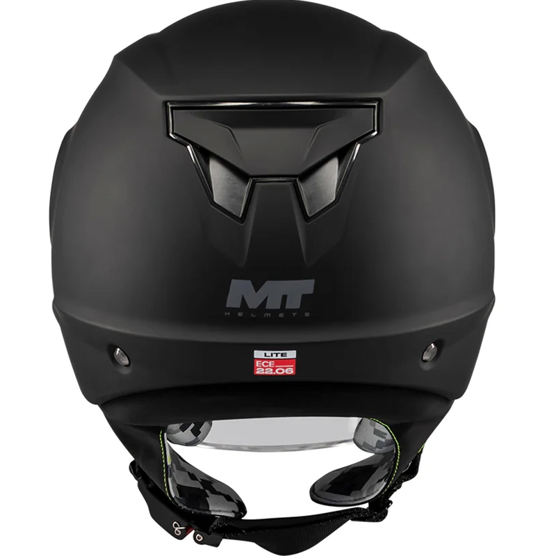 Detská otvorená helma na motorku MT Lite Pure A1 matná čierna