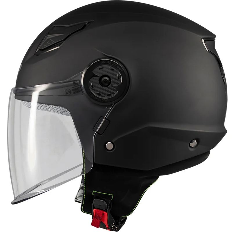 Detská otvorená helma na motorku MT Lite Pure A1 matná čierna