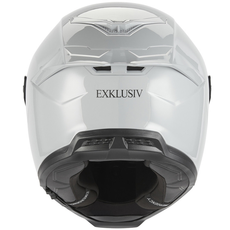 Integrálna helma na motorku NOX Exkluzív Goliath sivo-biela