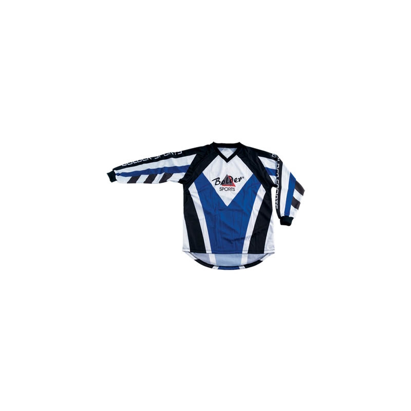 MX Triko Bolder bielo-modré cross 601 - vel. 3XL