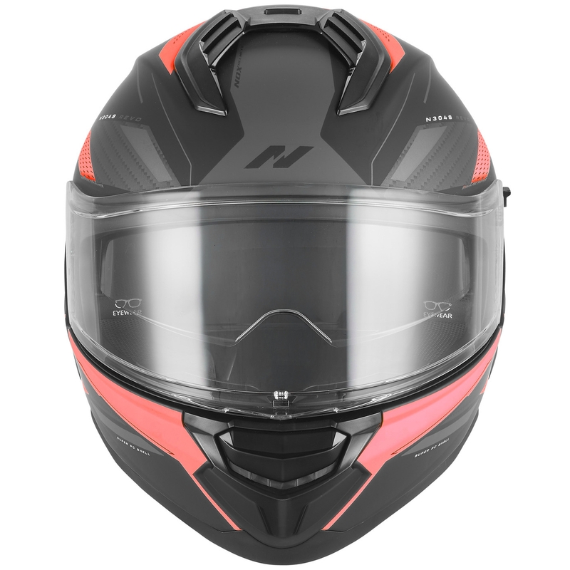 Integrálna prilba na motorku NOX N304-S REVO matná čierno-červená