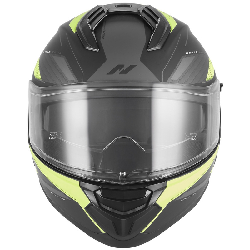 Integrálna helma na motorku NOX N304-S REVO matná čierno-fluo žltá