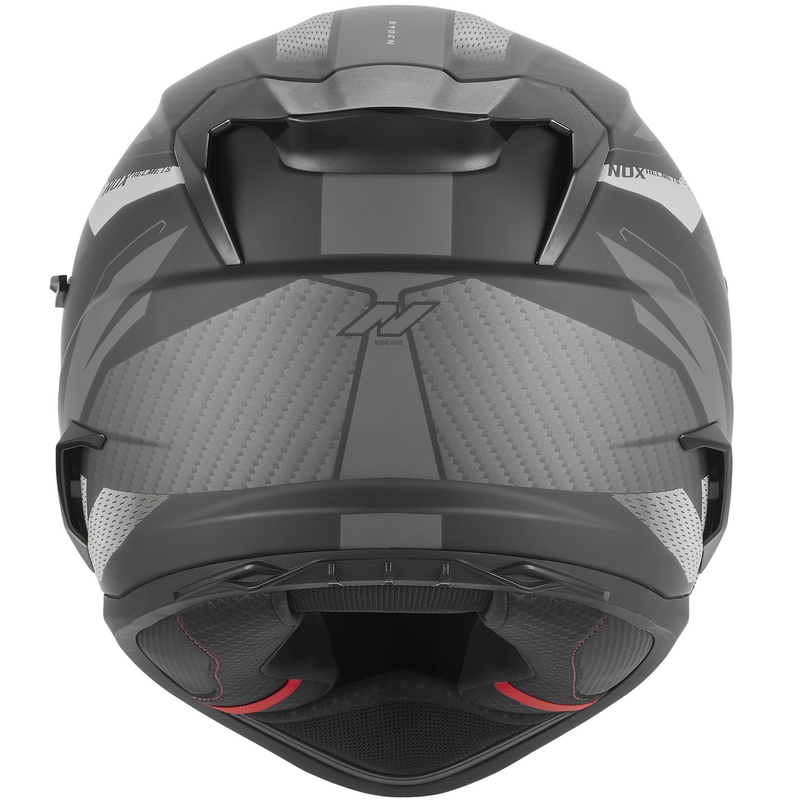 Integrálna helma na motorku NOX N304-S REVO matná čierno-strieborná