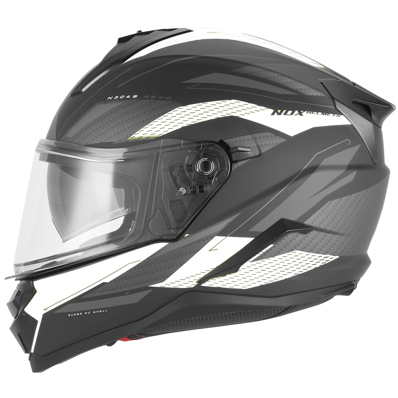 Integrálna helma na motorku NOX N304-S REVO matná čierno-biela