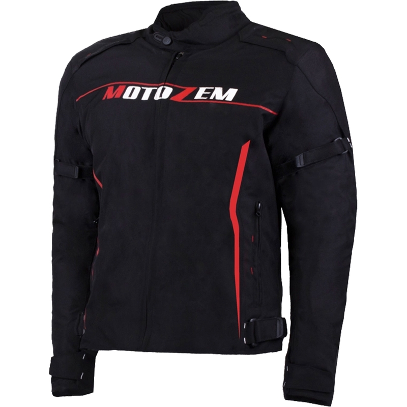 Bunda na motorku MotoZem Team 2 čierna