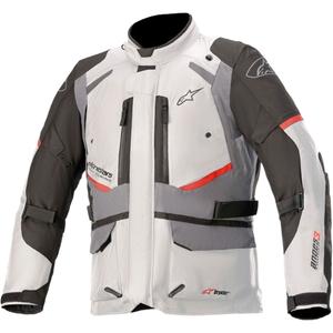 Bunda na motocykel Alpinestars Andes Drystar sivo-čierno-červená