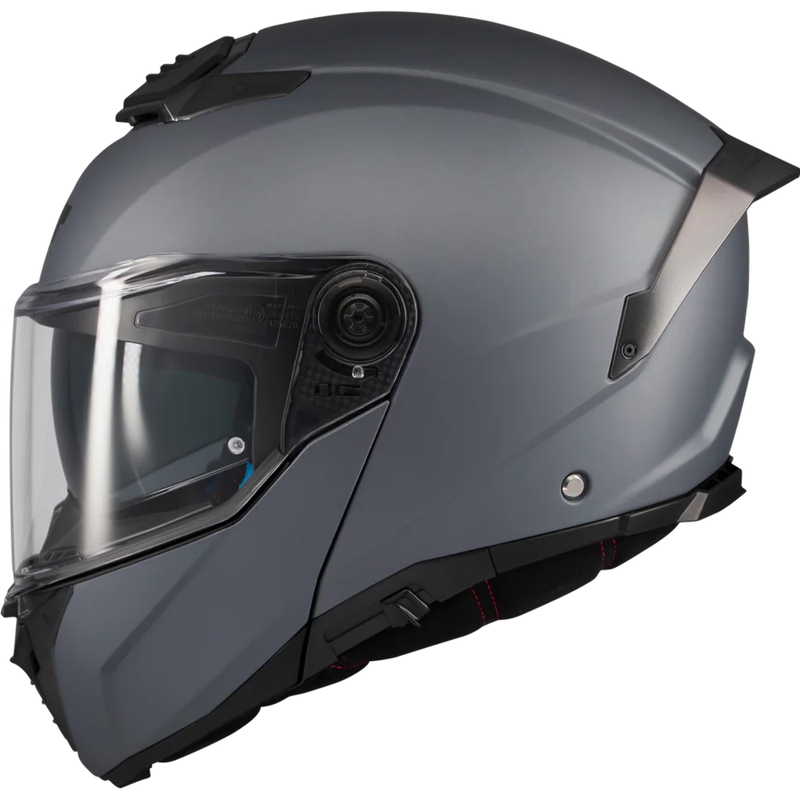 Výklopná prilba na motorku MT Atom 2 SV Pure A2 matná šedá
