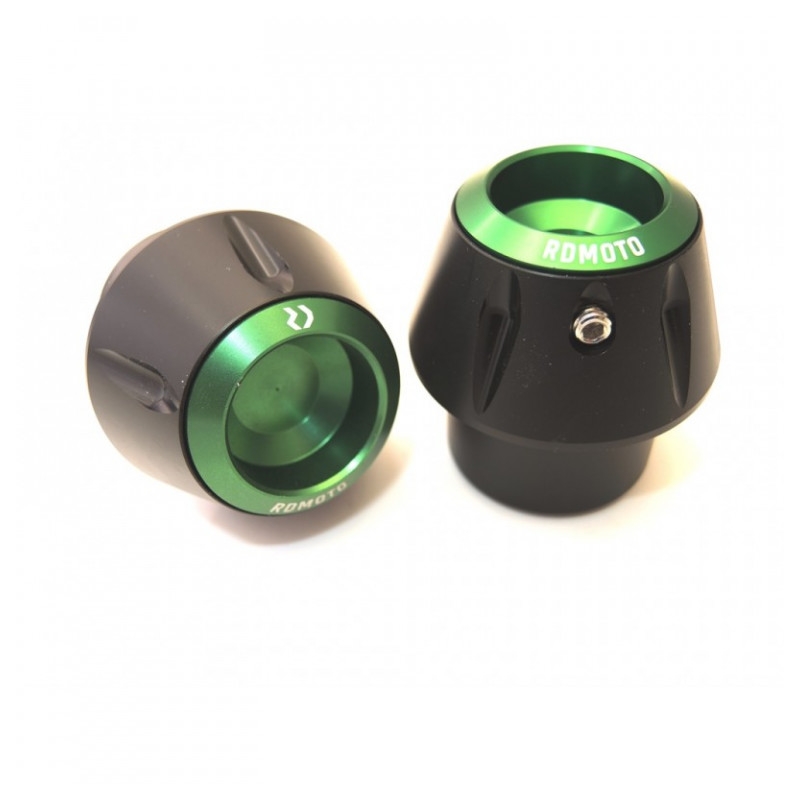 Pádový protektor RDMOTO čierna with green caps