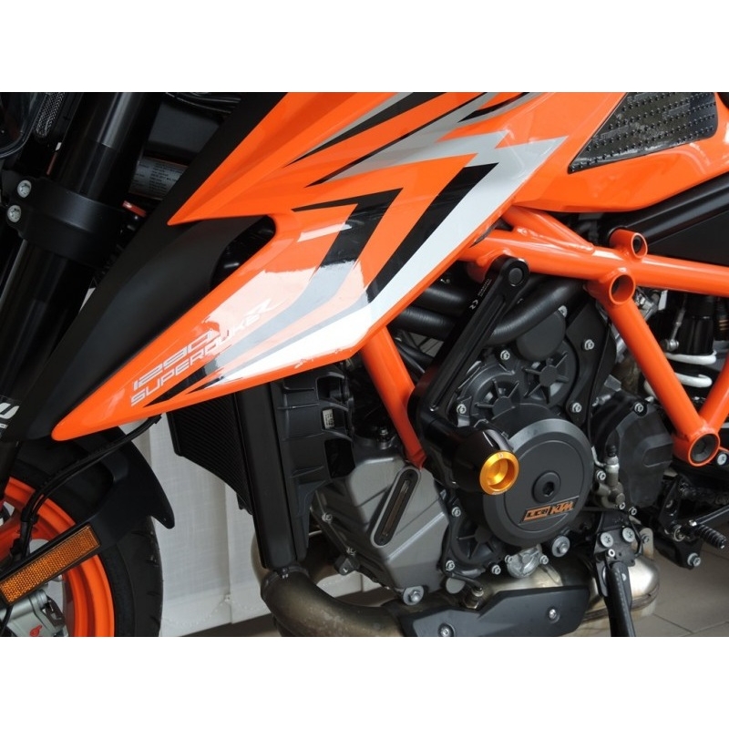 Pádový protektor RDMOTO biela with blue caps