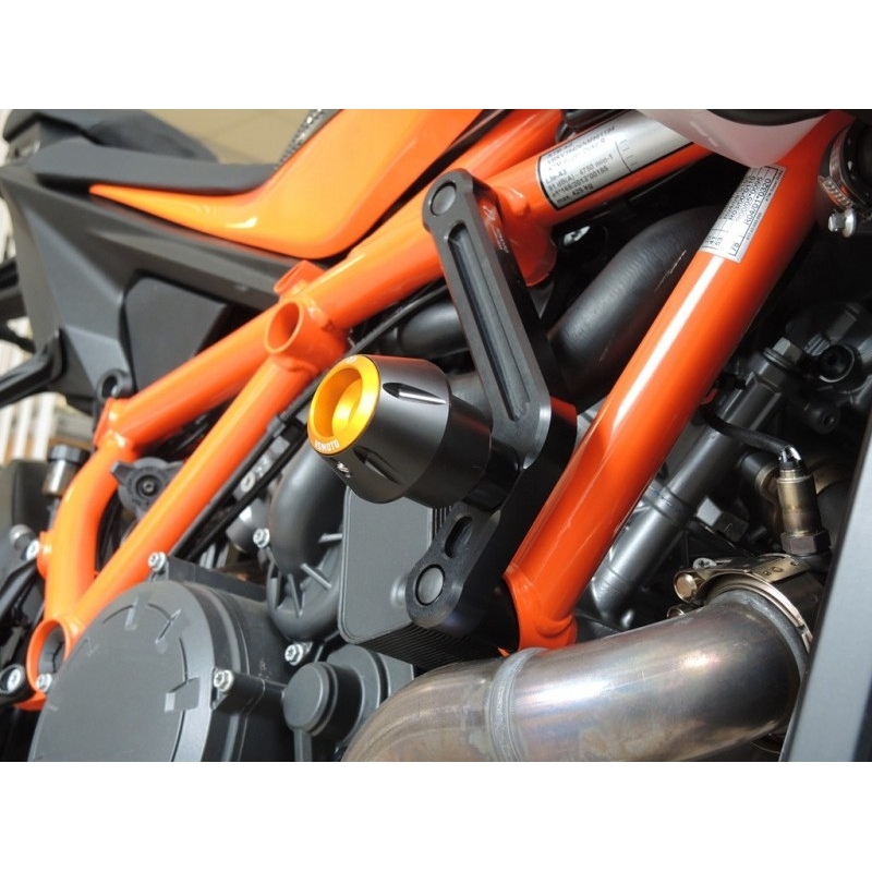 Pádový protektor RDMOTO biela with green caps