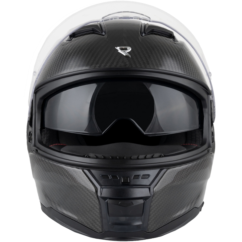 Integrálna helma na motorku Street Racer Titan Carbon čierna - II. akosť