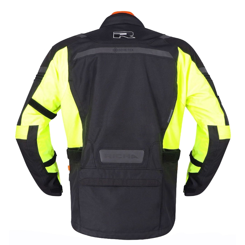 Bunda na motorku RICHA Brutus GTX čierno-fluo žltá výpredaj - II. akosť