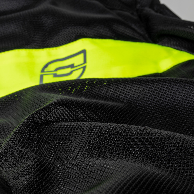 Bunda na motorku Ozone Dart čierno-fluo žltá - II. akosť