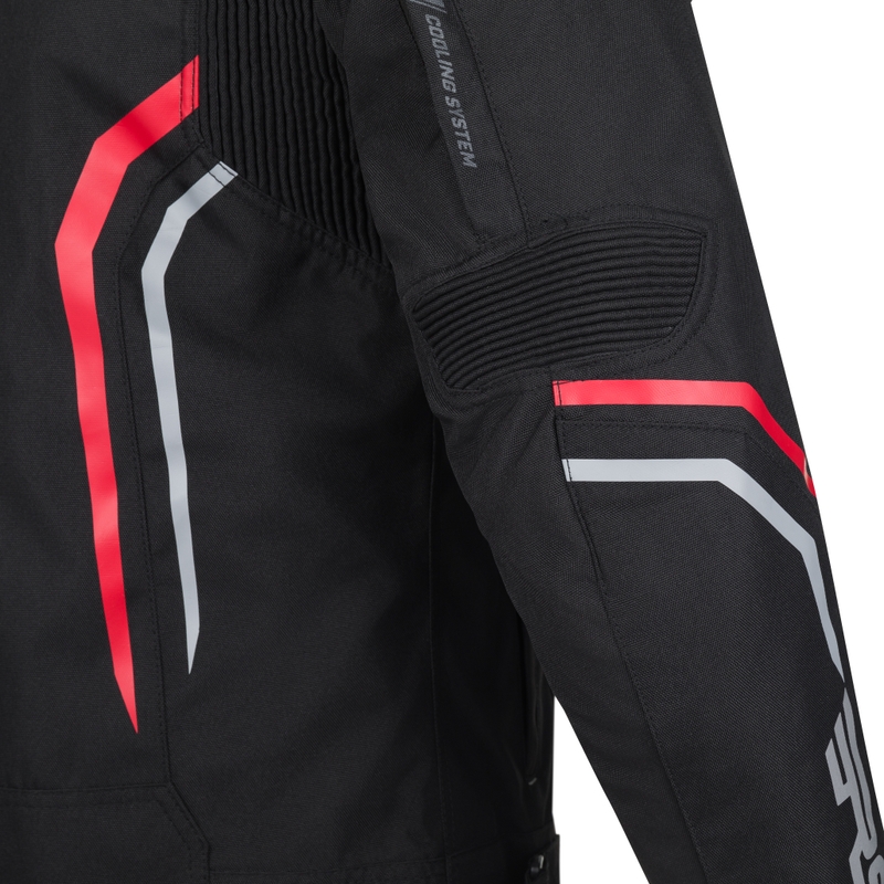 Bunda na motorku RSA Compact 2 čierno-šedá - II. akosť