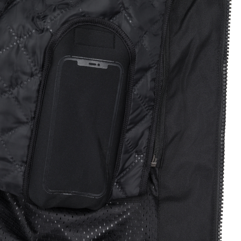 Bunda na motorku RSA Compact 2 čierno-šedá - II. akosť