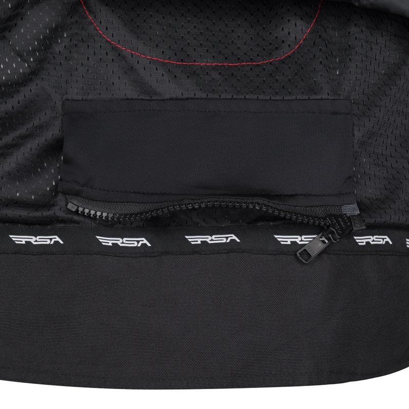 Bunda na motorku RSA Compact 2 čierno-šedá - II. akosť