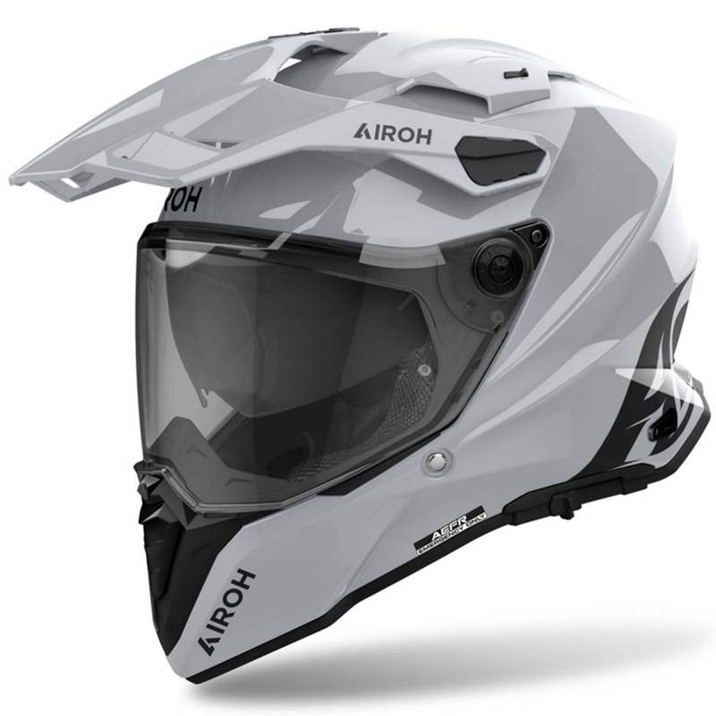 Enduro helma Airoh Commander 2 Color lesklá šedá