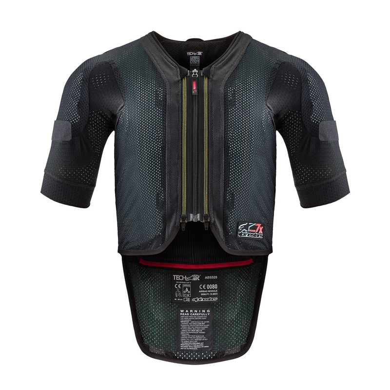 Airbagová vesta Alpinestars TECH-AIR®7X System čierno-červená - II. akosť