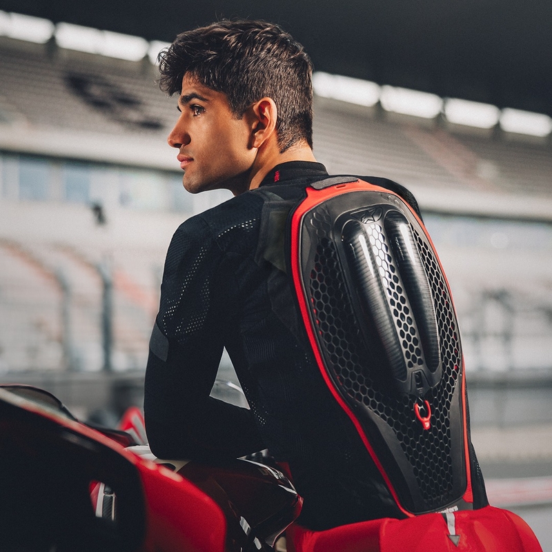 Airbagová vesta Alpinestars TECH-AIR®7X System čierno-červená - II. akosť