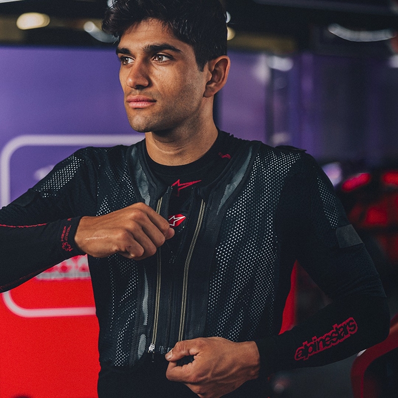 Airbagová vesta Alpinestars TECH-AIR®7X System čierno-červená - II. akosť