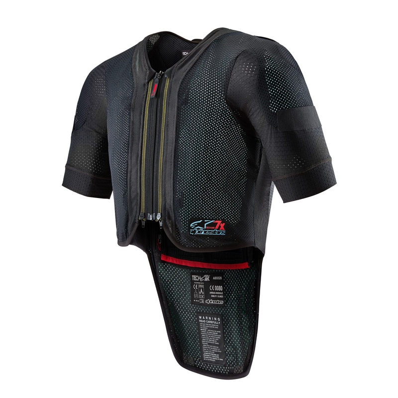 Airbagová vesta Alpinestars TECH-AIR®7X System čierno-červená - II. akosť