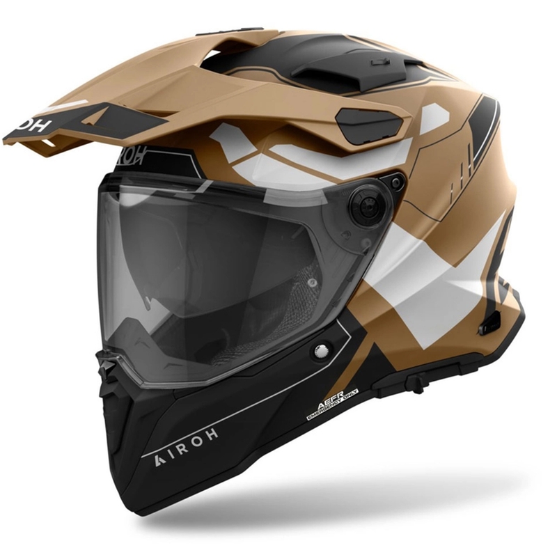 Enduro helma Airoh Commander 2 Reveal matná piesková