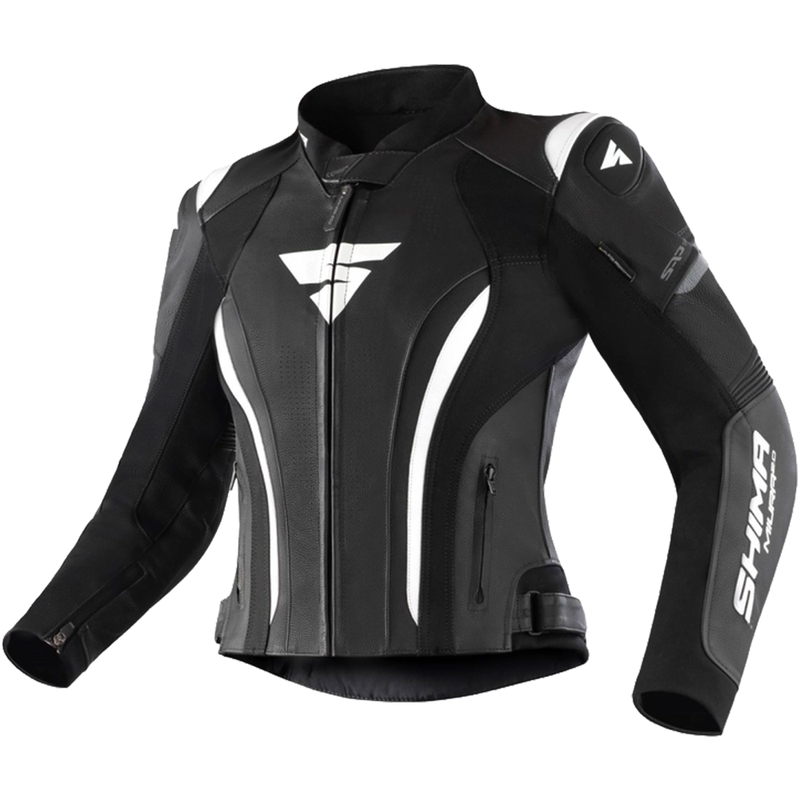 Dámska bunda na motocykel Shima Miura 2.0 čierno-biela
