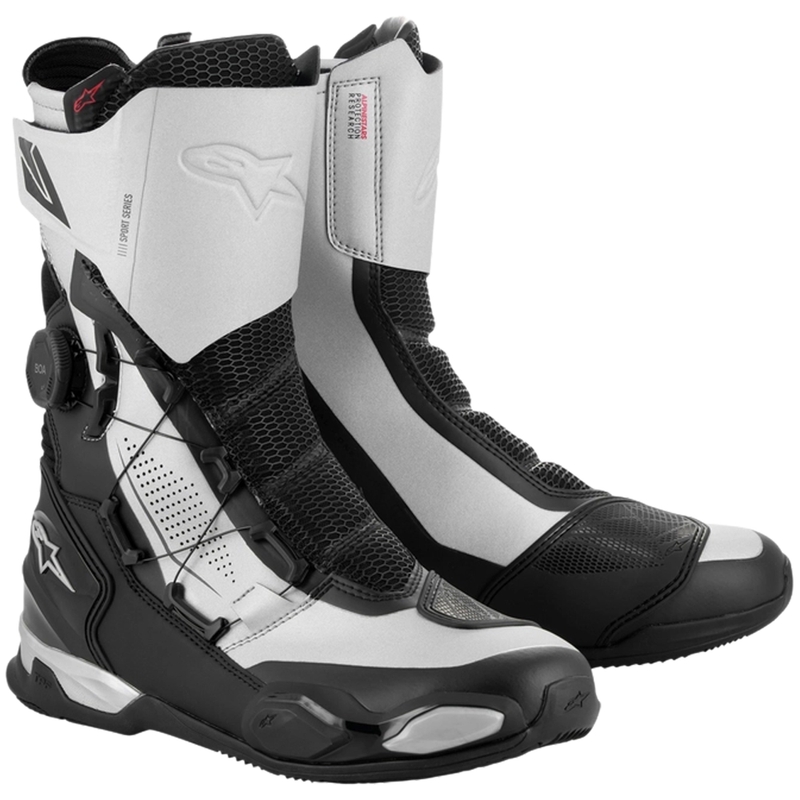 Topánky na motorku Alpinestars SP-X BOA čierno-strieborná