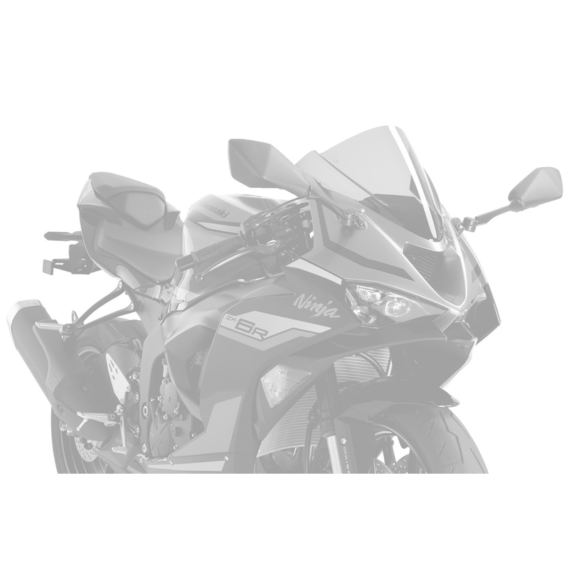 Plexi štít PUIG Z-RACING modrá pre KAWASAKI ZX-6R 636 Ninja (2013<) 2024-2025